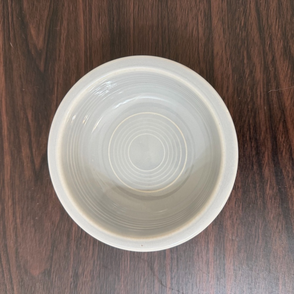Vintage Fiesta Gray Fruit Bowl 4.75” Ringware Homer Laughlin Rare USA